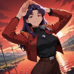 [Hentai Hideout] Misato Katsuragi | Neon Genesis Evangelion | Full Set (Patreon) [AI Generated]