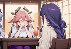 [Mimiya] Yae Miko 八重神子 | Genshin Impact - Poll Winner (Patreon) [AI Generated]