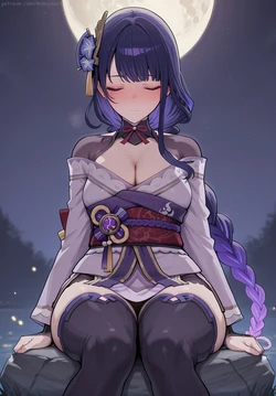 [Mimiya] Raiden Shogun 雷電将軍 | Poll Winner 1 Out Of 2 - Genshin Impact (Patreon) [AI Generated]