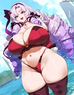 Lucyla803 hyakumantenbara salome x BBC [Request] [AI Generated]