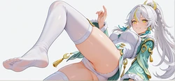 [Kyonkanie (Pantyless)] Zibai - Genshin Impact [AI Generated]