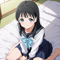 明日ちゃんのセーラー服 明日小路 [AI Generated]