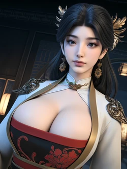 [AI Generated]玄界之门-钟秀-金珍