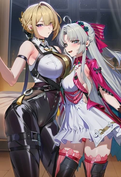 ChocoPizza - Evelyn Chevalier + Carlotta (311) [AI Generated]
