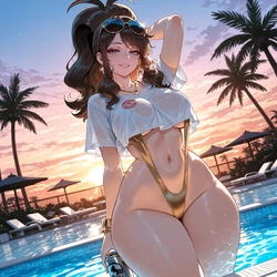 [Miyu] Hilda: Summer Splash [AI Generated]