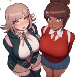 Lucyla803 Asahina Aoi Nanami Chiaki {danganronpa} Yuri [Request] (150+ extra images) [AI Generated]