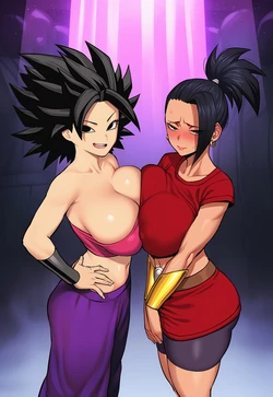 [1-A Dot] Kale & Caulifla [AI Generated]
