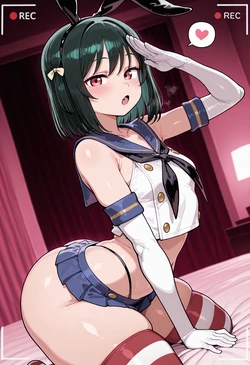 [Nankoai] Shioriko Mifune -Shimakaze Cosplay -Lovehotel -Recording (Love Live! Nijigasaki High School Idol Club) [AI Generated]