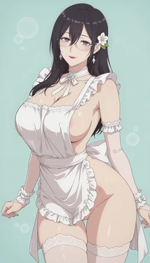 [Meowu laha 💘] Mayuri Hanyu | Naked Apron 🍛🤍 [AI Generated]