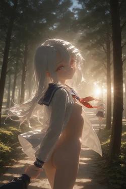 [sleepychew]女の子_伊莉雅_校服 Illya schoo [AI Generated]