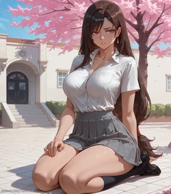 [Velurieve] Tifa Lockhart - White Shirt [AI Generated]