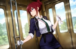 [spreeds] [AI Generated] 櫻井葵 RAIL WARS!