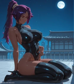 [Velurieve] Yoruichi Shihoin - Black Leotard [AI Generated]