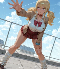 [Velurieve] Lucy Heartfilia - Kogal [AI Generated]