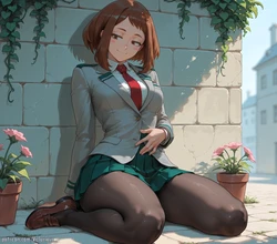[Velurieve] Ochako Uraraka - School Uniform [AI Generated]