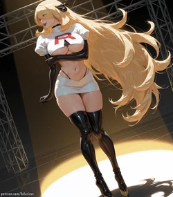 [Velurieve] Cynthia - Team Rocket Outfit [AI Generated]