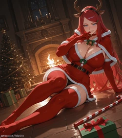 [Velurieve] Kushina Uzumaki - Santa Dress [AI Generated]