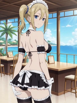 [Kurohime] 早坂愛（メイドビキニ）[AI Generated]