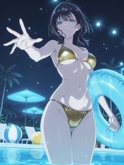 [Kurohime] 七瀬悠月（ナイトプール）[AI Generated]