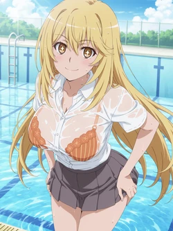 [Kurohime] 食蜂操祈（プール・白シャツ）[AI Generated]