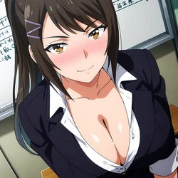 [NekoNest] Sae Chabashira | Classroom (88 Images) [AI Generated]