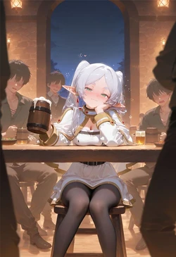 Artist - AI's Neko Frieren [AI Generated]