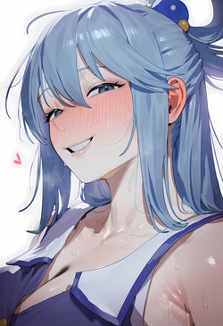 [Pixiv] Artlex (125743338) Aqua fellatio [Ai Generated]