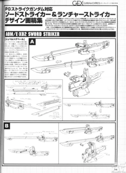 PG Sword/Launcher Strike Gundam Design