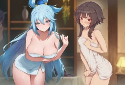 [Surinai] Aqua & Megumin 3P [AI Generated]
