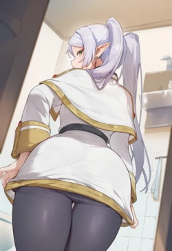 [Surinai] Frieren bathroom [AI Generated]