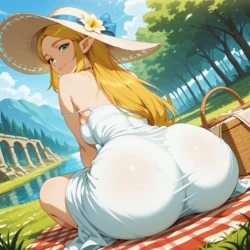 [Hentai Hideout] ⭐ Zelda (Summer ☀️) | The Legend of Zelda | Full Set (Patreon) [AI Generated]