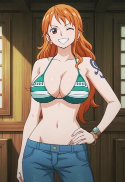 [Kageno] Nami - One Piece Log Fishman Island Saga (AI generated)
