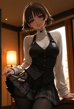 [VantaWaifu] Niijima Makoto BBC [AI Generated]