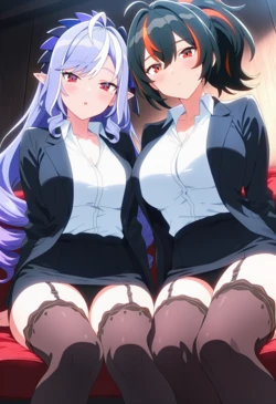 [Corudozera] [110pics] Vivian x Zhu Yuan (ヴィヴィアンx朱鳶) / Zenless Zone Zero (ゼンレスゾーンゼロ) [AI Generated]