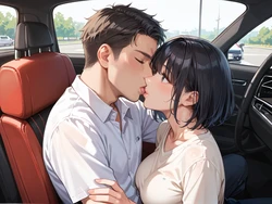 隣人妻と秘密の中出し不倫旅行[AI Generated]
