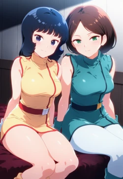 [Corudozera] [110pics] #2 Fa Yuiry x Emma Sheen (ファ・ユイリィxエマ・シーン) / Mobile Suit Zeta Gundam (機動戦士Ζガンダム) [AI Generated]
