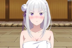 [AyaEcchi] Re Zero - Emilia - Onsen + EXTRAS (Patreon) [Ai Generated]