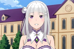 [AyaEcchi] Re Zero - Emilia - Outdoors + EXTRAS (Patreon) [Ai Generated]