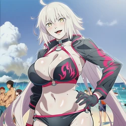 [プじだむの島 - 15106284] Jeanne d'Arc Alter NTR [AI-Generated]