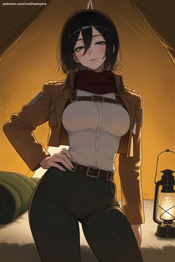 [Waifu Empire] Mikasa Ackerman - Attack on Titan [AI Generated]