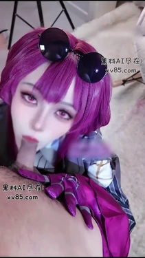 [崩坏：星穹铁道] 百特曼VS卡芙卡 Cosplay (WEBP)