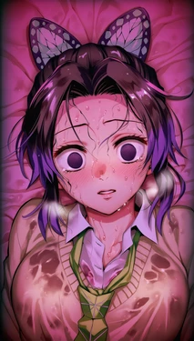 [D.D.] Shinobu (Kimetsu Academy Ver.) x Middle-Aged Man [AI Generated]