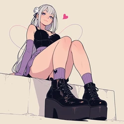 [PinkName] Emilia - Soft glow ❄️ (Patreon) [AI Generated]