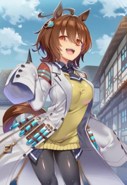 [コクオウ] アグネスタキオン 嫌悪姦 [AI Generated]