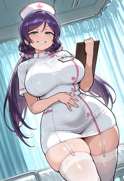 [Nankoai] Nozomi Toujou -東條希-req-nurse.uniform-infirmary-BBC-NTR- (Patreon) [AI Generated]