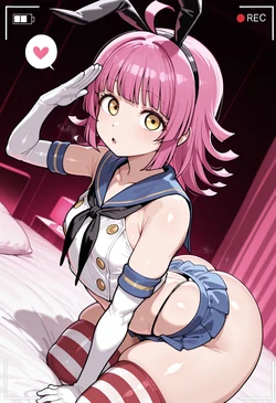 [Nankoai] Rina Tennoji -Shimakaze Cosplay -Lovehotel -Recording (Love Live! Nijigasaki High School Idol Club) [AI Generated]