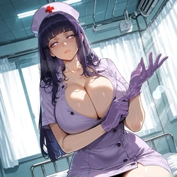 Nurse Hinata Wants to Play Doctor With You – Intense Cosplay Night [AI Generated]