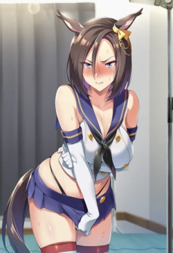 [コクオウ] エアグルーヴ 島風コスで撮影会 [AI Generated]