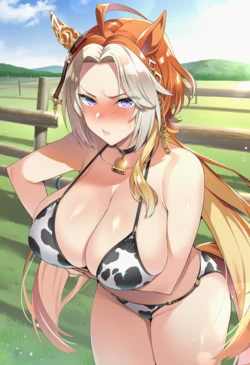 [コクオウ] オルフェーヴル 牧場で [AI Generated]