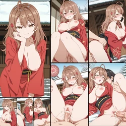 [wapai] Maria Mikhailovna (Yukata) マリヤ・ミハイロヴナ・九条 [AI Generated]